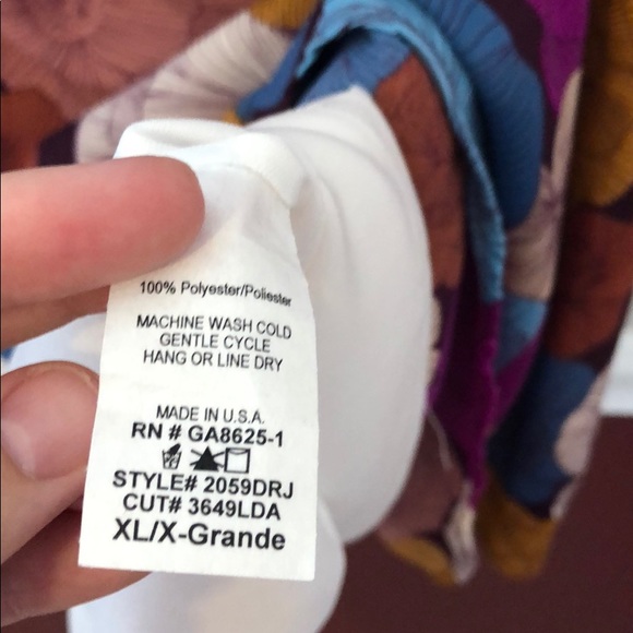 Renee C floral dress size XL NWT - Picture 6 of 6